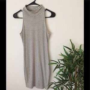 High neck cocktail dress